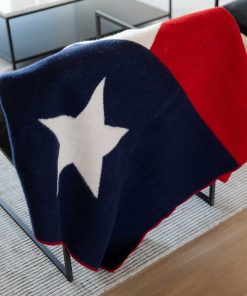 Texas Flag Wool Throw