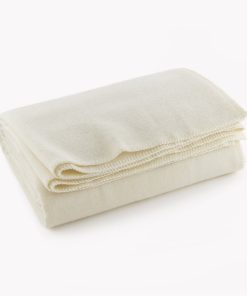 Color Variation Factory Second Pure & Simple Bone/White Wool Blanket