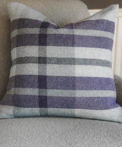Northfield Plaid Alzheimer's Purple Pillow Case