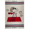 Snoopy Flying Ace Wool Throw Blanket