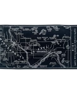 Minneapolis-Saint Paul Map Towel