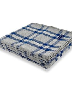 Minnehaha Falls Wool Throw - Blue