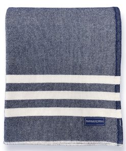 Trapper Wool Throw - Navy