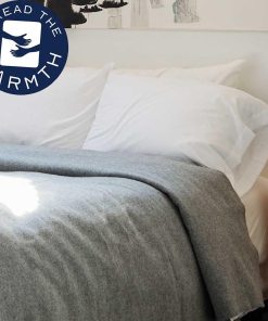 Pure & Simple Wool Blanket - Light Heather Gray