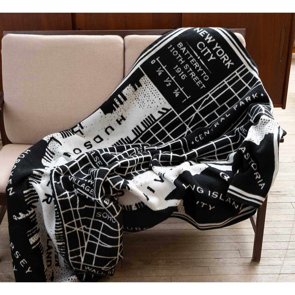 sm-image-bc0144f09a4dcfbbe6f9cce1 New York City Map Wool Throw