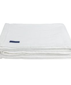 Penobscot Cotton Blanket - White