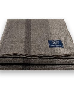 Buffalo Fiber Striped Throw Blanket