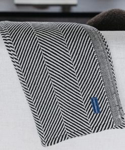 Monhegan Cotton Throw Without Fringe - Ebony