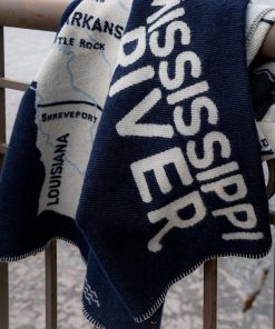 Factory Second Mississippi River Wool Throw