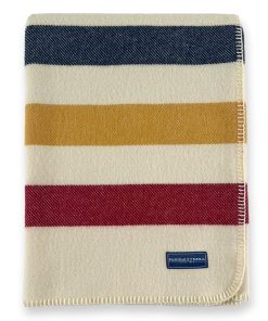 Frontier Wool Throw Blanket - Natural