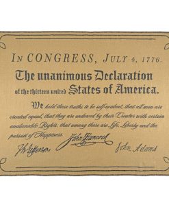 North Star Declaration of Independence Throw