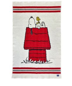 Snoopy House Wool Throw Blanket