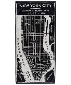 New York City Map Towel