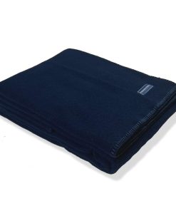 Pure & Simple Wool Blanket - Navy