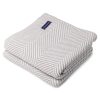 Monhegan Cotton Throw Without Fringe - Dove Gray