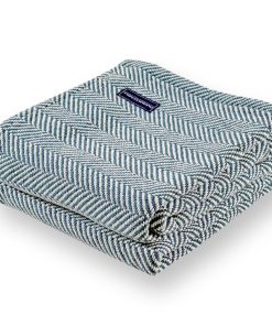 Penobscot Cotton Throw - Indigo