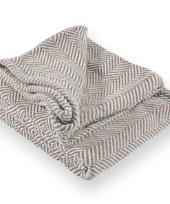 Penobscot Cotton Throw - Oyster