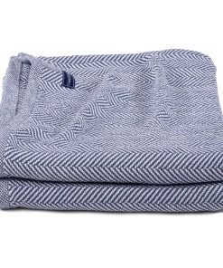 Penobscot Cotton Blanket - Indigo