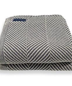Monhegan Cotton Throw Without Fringe - Slate
