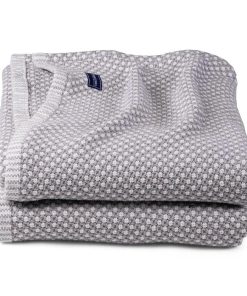 Edgecomb Cotton Blanket - Dove Gray