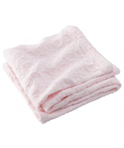 Sandpiper Cotton Baby Blanket - Pale Pink