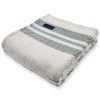 Cabin Cotton Throw - Natural/Tea/Misty Blue