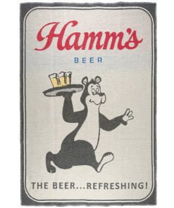 North Star Hamm's Beer Bear Bar Tender Throw