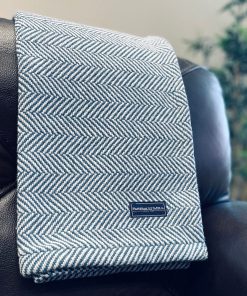 Penobscot Cotton Throw - Indigo